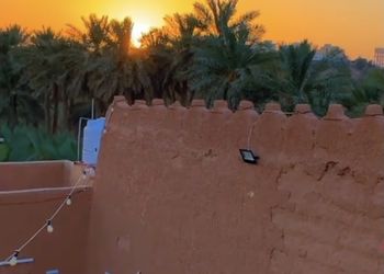 استراحة تراثيه بجلسه خارجيه 