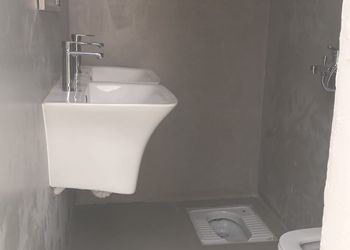 شاليه بمجلس وفناء خارجي 
