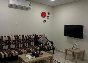 شقة بغرفتين نوم وصالة جلوس