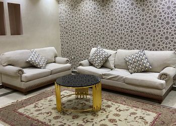 شقة بصالة وغرف نوم