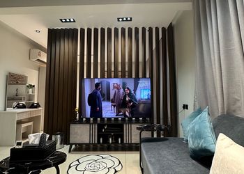 استديو بتصميم أنيق وسرير مريح