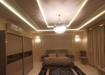 استراحة بمسطح اخضر وجلسة