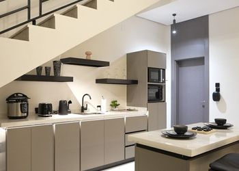 شقة بغرفة نوم وتصميم أنيق