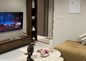 شقة بغرفتين نوم وصالة مريحه 