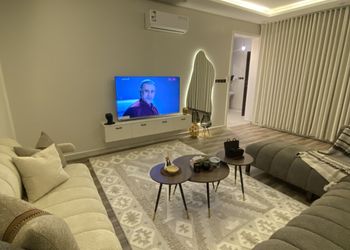 شقة أنيقة بصالة وغرفة نوم