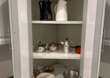 شقة بصالة وغرف نوم