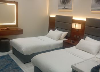 استديو هادئ بسريرين منفردين 