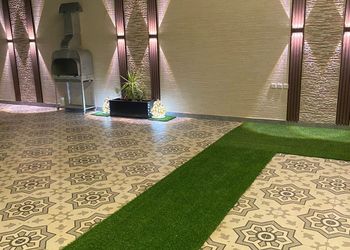 شاليه بألعاب مائية وجلسة خارجية