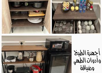 شقة بغرفة معيشة وغرفة نوم 