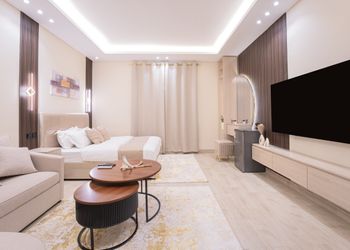 استديو بتصميم انيق ودخول ذاتي