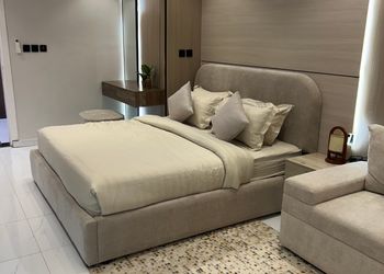 استديو أنيق بسرير ماستر وجلسة جانبية 