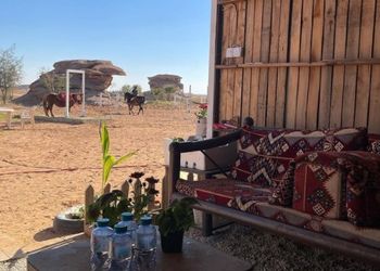 مزرعة باسطبل خيل وجلسه عريش 