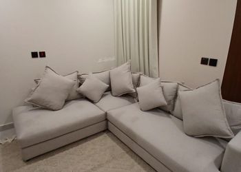 شقة بغرفة معيشة وغرفة نوم 