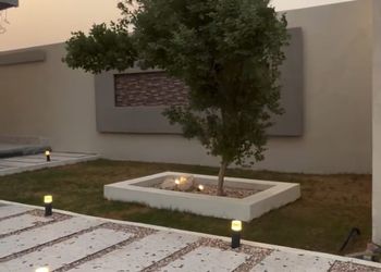 استراحة بجلسة خارجية ومسبح