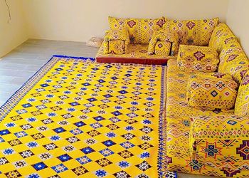 استراحة بصاله أنيقة وجلسة خارجية