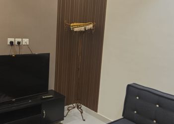 استديو بسرير فردي وجلسة جانبية