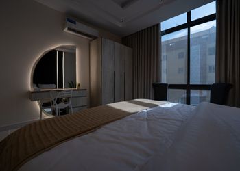 شقة بغرفتين نوم وتصميم أنيق 