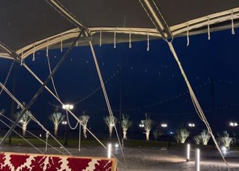 مزرعة ببيت شعر وجلسة خارجية
