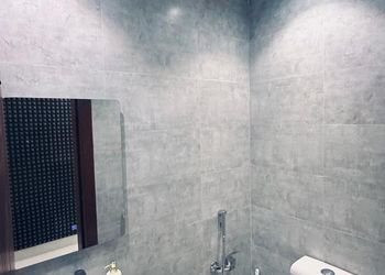 شقة بغرفة معيشة وغرفتين نوم 