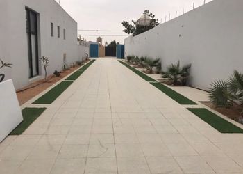 استراحة بمسطح اخضر