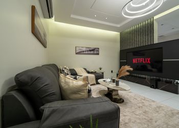 شقة بغرفتين نوم وتصميم أنيق 