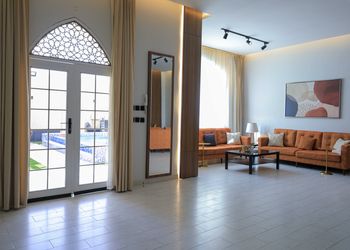 شالية بجلسة خارجية واجواء ممتعة 