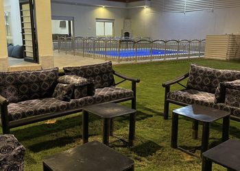 شاليه بألعاب أطفال ,ركن شواء
