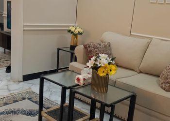 شقة بغرفة معيشة وغرفة نوم 