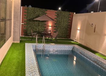 شاليه بصالة وغرفتين نوم 