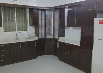 شقة بغرفة معيشة وغرفتين نوم 