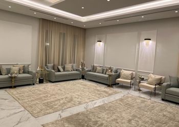 استراحة بمسطح اخضر ومجالس