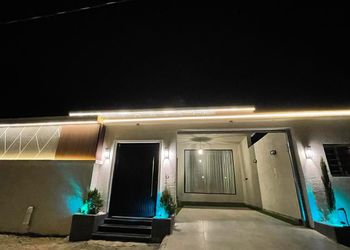 شالية انيق بمسبح وفناء خارجي 