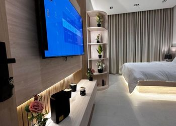 استديو بسرير ماستر وجلسة جانبية 