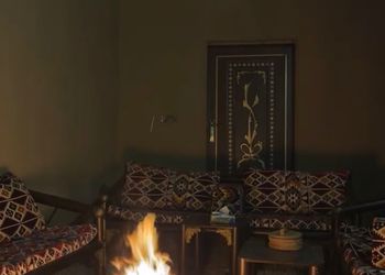 استراحة بغرفه نوم وصالة أنيقة