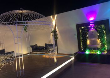 شاليه بألعاب مائيه ومسبح خارجي