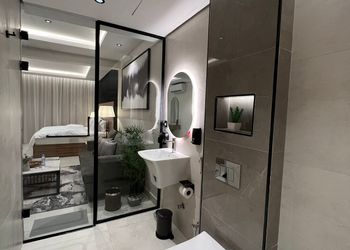 استديو بتصميم انيق ودخول ذاتي 
