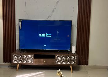 شقة بغرفة معيشة وغرفة نوم 