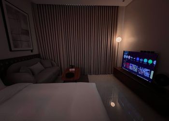 استديو بدخول ذاتي وتصميم هادئ 