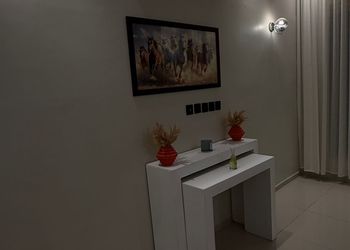 شاليه بألعاب مائية وجلسة 