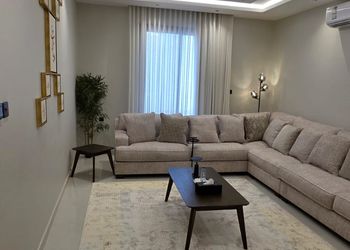 شقة بتصميم أنيق وغرفتين نوم 