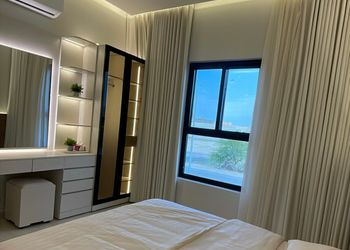 شقة بغرفتين نوم وصالة 