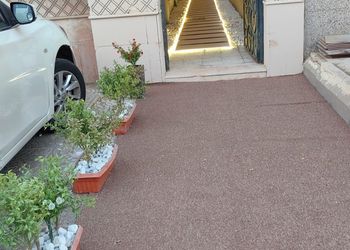 شقة بغرفة معيشة وغرفة نوم 