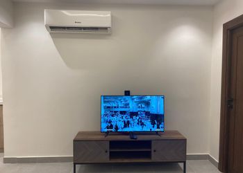 شقة بغرفة نوم وغرفة معيشة 
