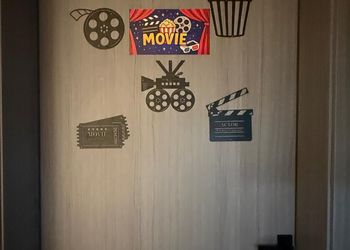 شقة بسينما وصاله وغرفه نوم