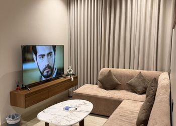 شقة بغرفه نوم وصالة بدخول ذاتي
