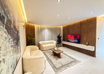شقة بغرفتين نوم وصالة 