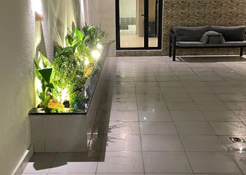 استراحة بمسطح اخضر ومجالس