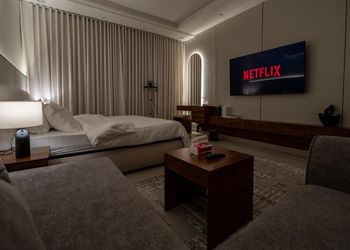 استديو بدخول ذاتي وسرير مريح 