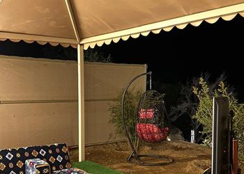 كرفان بجلسة خارجية وأجواء ممتعة