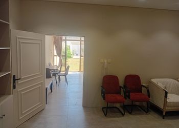 استراحة بمسطح اخضر ومجلس